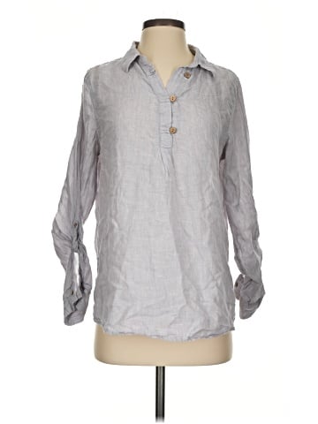 Sigrid Olsen Long Sleeve Button-Down Shirt (view 1)