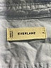 Everlane Chevron-herringbone Blue Long Sleeve Button-Down Shirt Size 4 - photo 7