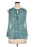 Fun2Fun 100% Polyester Teal Sleeveless Blouse Size XL - photo 1