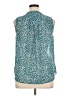 Fun2Fun 100% Polyester Teal Sleeveless Blouse Size XL - photo 2