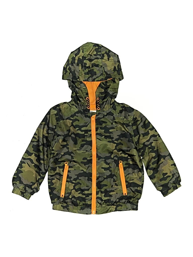 Pre-owned Epic Threads Kids' Windbreaker Jacket In Green