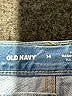 Old Navy 100% Cotton Color Block Blue Jeans Size 14 - photo 3
