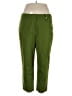 Anne Klein 100% Polyester Solid Green Casual Pants Size 16 - photo 1