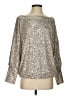 Boston Proper Metallic Silver Pullover Sweater Size S - photo 1