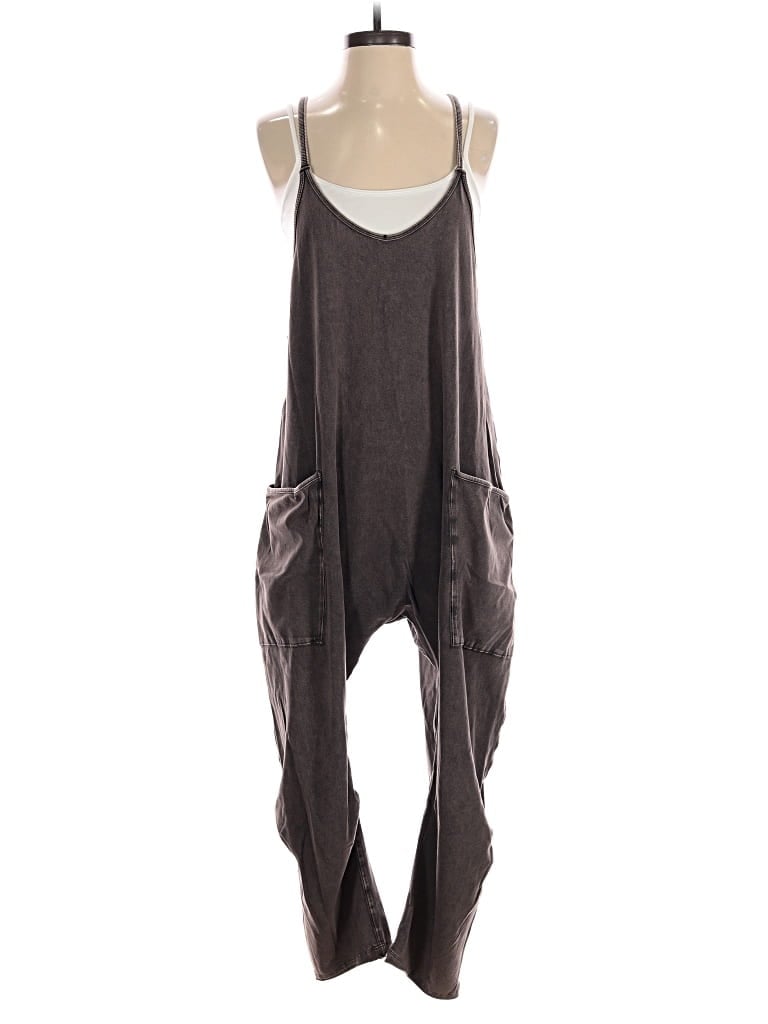 Pre-owned Fp Movement Jumpsuit In Brown
