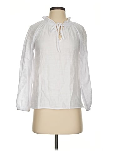 J.Crew Factory Store Long Sleeve Blouse (view 1)