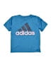 Adidas 100% Polyester Blue Active T-Shirt Size 8 - photo 1