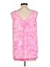 Lilly Pulitzer 100% Polyester Pink Sleeveless Blouse Size L - photo 2
