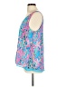 Lilly Pulitzer 100% Polyester Blue Sleeveless Blouse Size L - photo 5