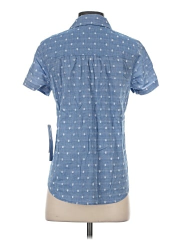 Pale Sky Short Sleeve Blouse (view 2)