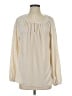 Dylan Ivory Long Sleeve Blouse Size S - photo 1
