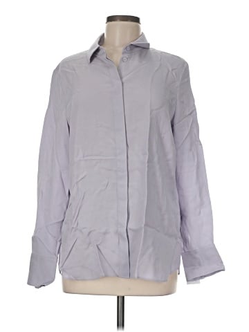Lafayette 148 New York Long Sleeve Silk Top (view 1)