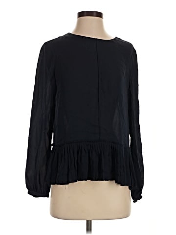 Rebecca Taylor Long Sleeve Silk Top (view 1)