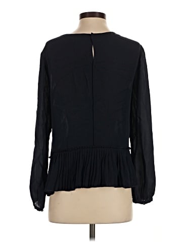 Rebecca Taylor Long Sleeve Silk Top (view 2)