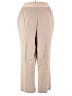 Alfred Dunner Solid Tan Casual Pants Size 24W - photo 1