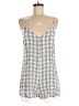 Storee Checkered-gingham Gray Romper Size M - photo 1