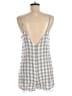 Storee Checkered-gingham Gray Romper Size M - photo 2