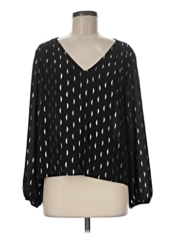 Velvet Long Sleeve Blouse (view 1)