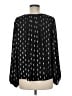Velvet 100% Polyester Black Long Sleeve Blouse Size M - photo 2