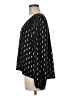 Velvet 100% Polyester Black Long Sleeve Blouse Size M - photo 5