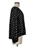 Velvet 100% Polyester Black Long Sleeve Blouse Size M - photo 4
