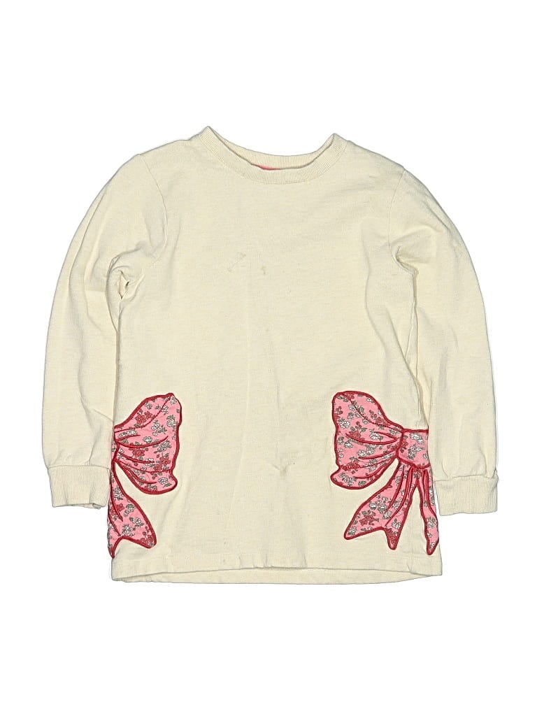 Pre-owned Mini Boden Kids' Pullover Sweater In Ivory