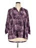 Notations Purple 3/4 Sleeve Blouse Size 3X - photo 1