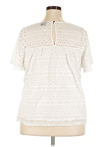 City Chic Short Sleeve Blouse (view 2)