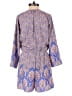Soprano 100% Polyester Paisley Blue Romper Size XS - photo 2