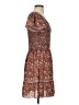 Leon Max 100% Polyester Paisley Brown Casual Dress Size XXS (estimated) - photo 4