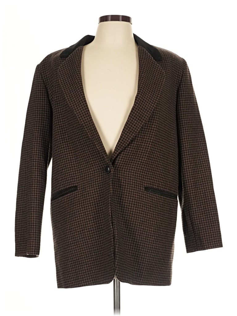 Pre-owned Harve Benard Blazer Jacket In Black