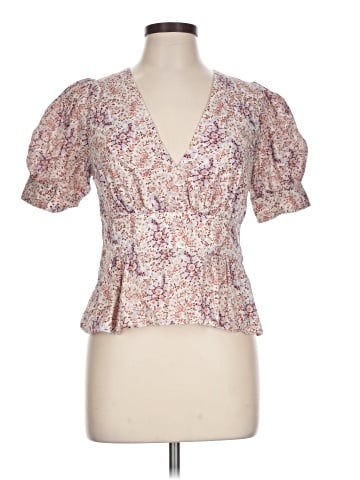 J.Crew Collection Short Sleeve Blouse (view 1)