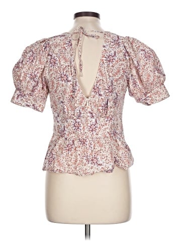 J.Crew Collection Short Sleeve Blouse (view 2)