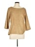 Banana Republic Metallic Gold Pullover Sweater Size L - photo 1