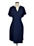 Tibi Solid Blue Casual Dress Size 6 - photo 1