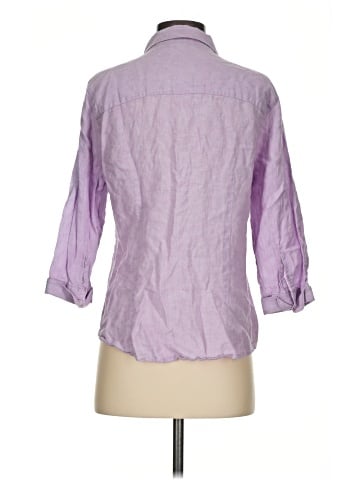 L.L.Bean 3/4 Sleeve Button-Down Shirt (view 2)