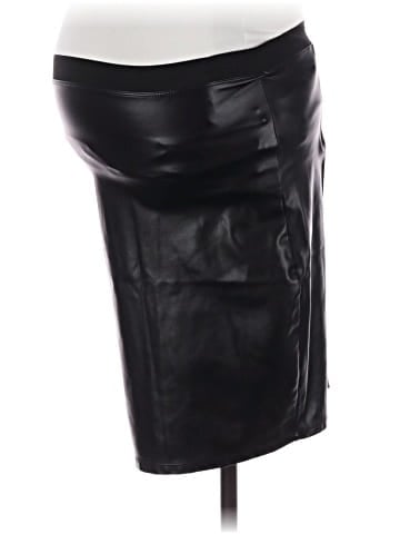 Hatch Faux Leather Skirt (view 1)