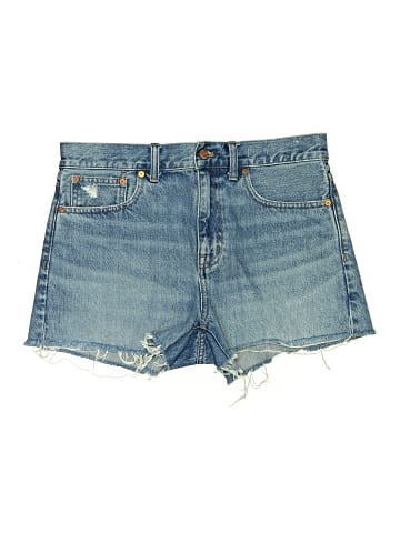 Madewell Relaxed Denim Shorts in Kelton Wash: Raw-Hem Edition (view 1)