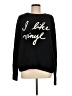 Adam Levine 100% Acrylic Graphic Black Pullover Sweater Size M (estimated) - photo 1