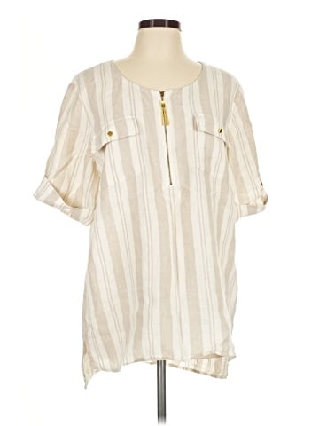 Ellen Tracy Short Sleeve Blouse (view 1)