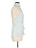 Venus 100% Polyester Teal Sleeveless Blouse Size 12 - photo 4