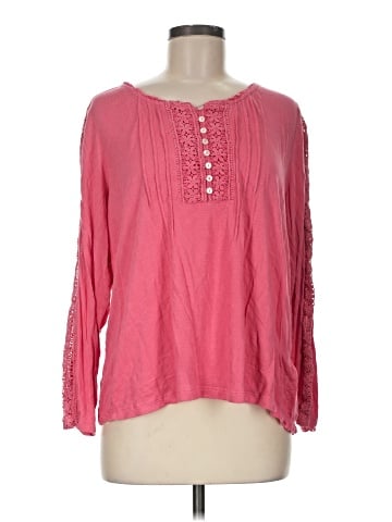 Soft Surroundings Long Sleeve Henley (view 1)
