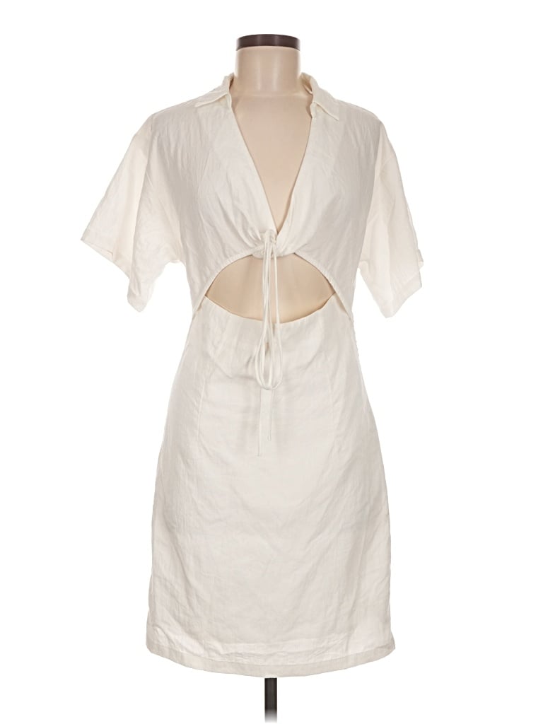 Pre-owned Vero Moda Casual Dress In Ivory