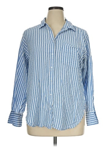 Ann Taylor Long Sleeve Button-Down Shirt (view 1)