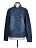 Assorted Brands 100% Cotton Solid Blue Denim Jacket Size L - photo 1