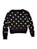 Gap Kids 100% Cotton Polka Dots Black Pullover Sweater Size 10 - photo 2