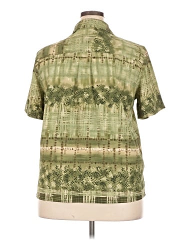 Alfred Dunner Short Sleeve Button-Down Shirt (view 2)