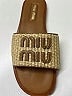 Miu Miu Gold Tan Sandals Size EU 41 1/2 (estimated) - photo 5