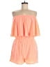 TCEC Solid Orange Romper Size M - photo 1