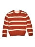 Cat & Jack 100% Cotton Stripes Orange Pullover Sweater Size 8 - photo 1